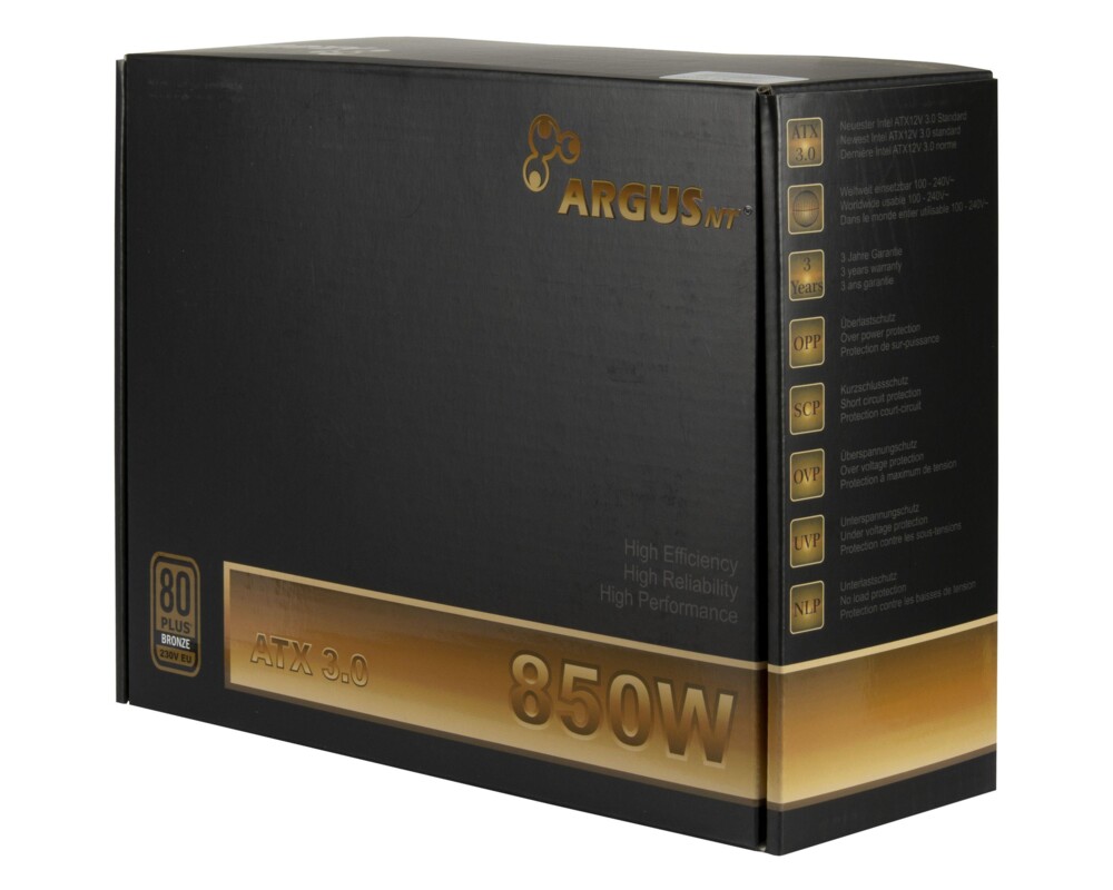 Захранване Inter Tech Argus BPS-850 850W 80+ Bronze ATX 3.0 4