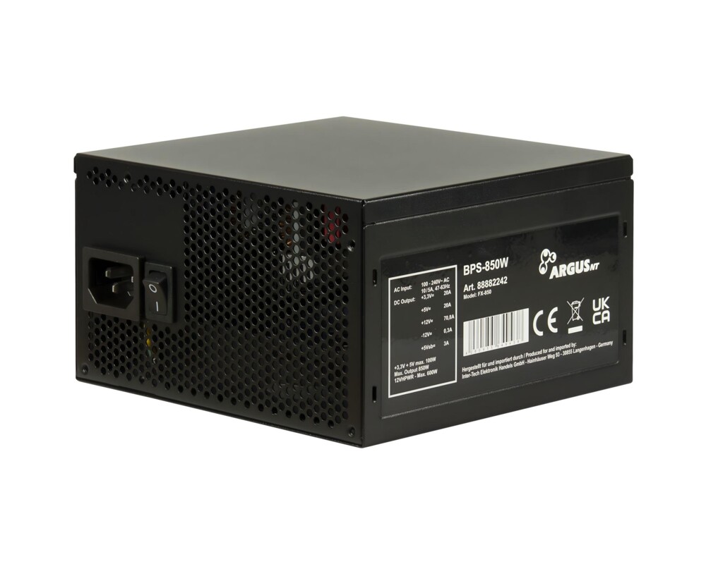 Захранване Inter Tech Argus BPS-850 850W 80+ Bronze ATX 3.0 2