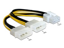  Delock Кабел PCI Express захранване 8 pin към 2 x 5¼“ за видео-карти, 12V, 15 см, 82397 841756 DELOCK-82397 на топ цена - PIC.bg