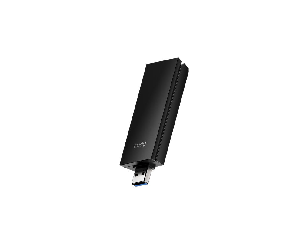 Мрежова карта Cudy WU5400, AX5400,Tri-band рутер WiFi6/6E,USB 3.0 4