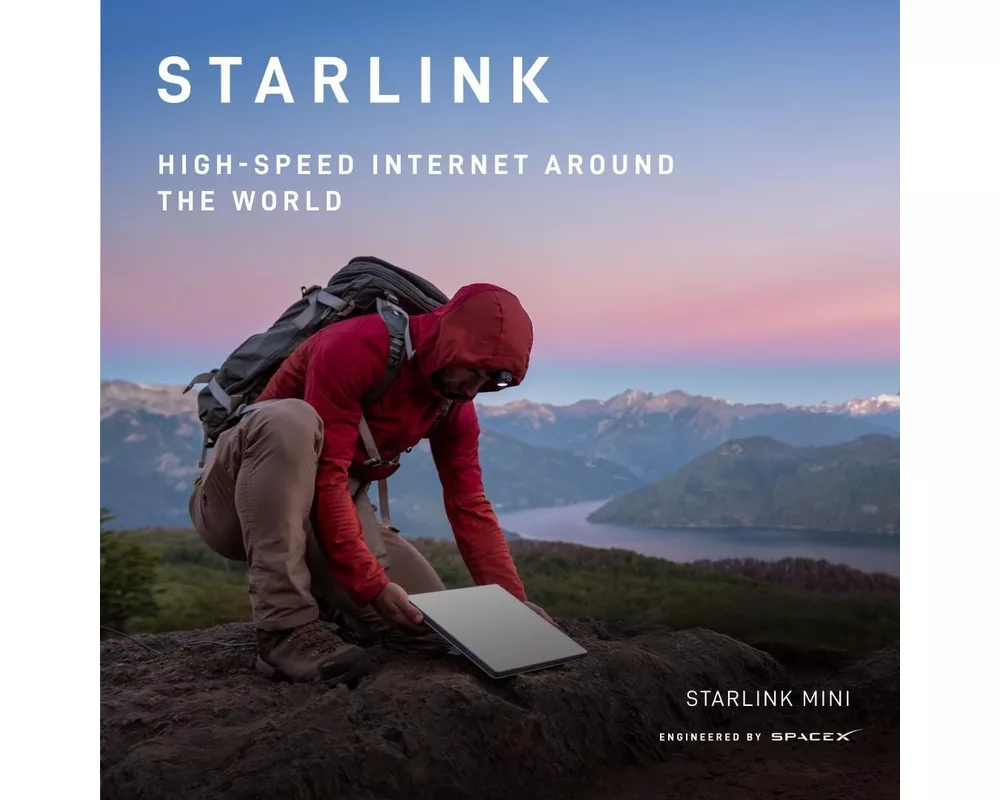Рутер Система за сателитен интернет STARLINK - Mini Kit Бял 6