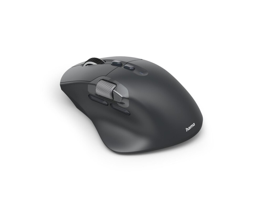 Мишка HAMA Мишка „WM-900“ мултифункционална, ергономична, Bluetooth, батерия, RGB, черна 3