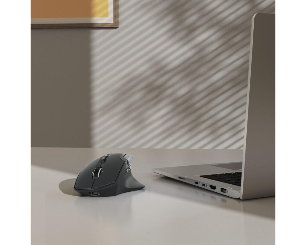 Мишка HAMA Мишка „WM-900“ мултифункционална, ергономична, Bluetooth, батерия, RGB, черна 6