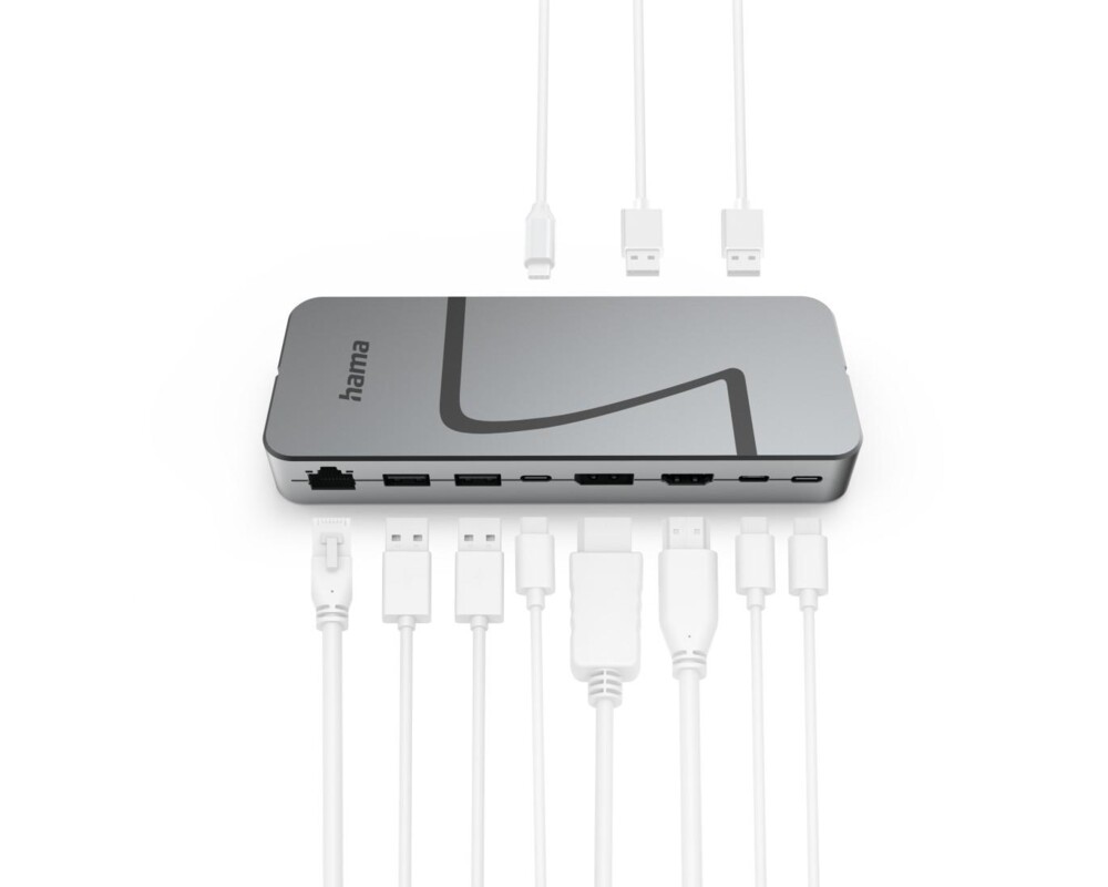 Докинг станция HAMA Докинг станция "Connect2Office Speed", USB4, USB-C, PD, 40 Gbit/s, 10 порта 3