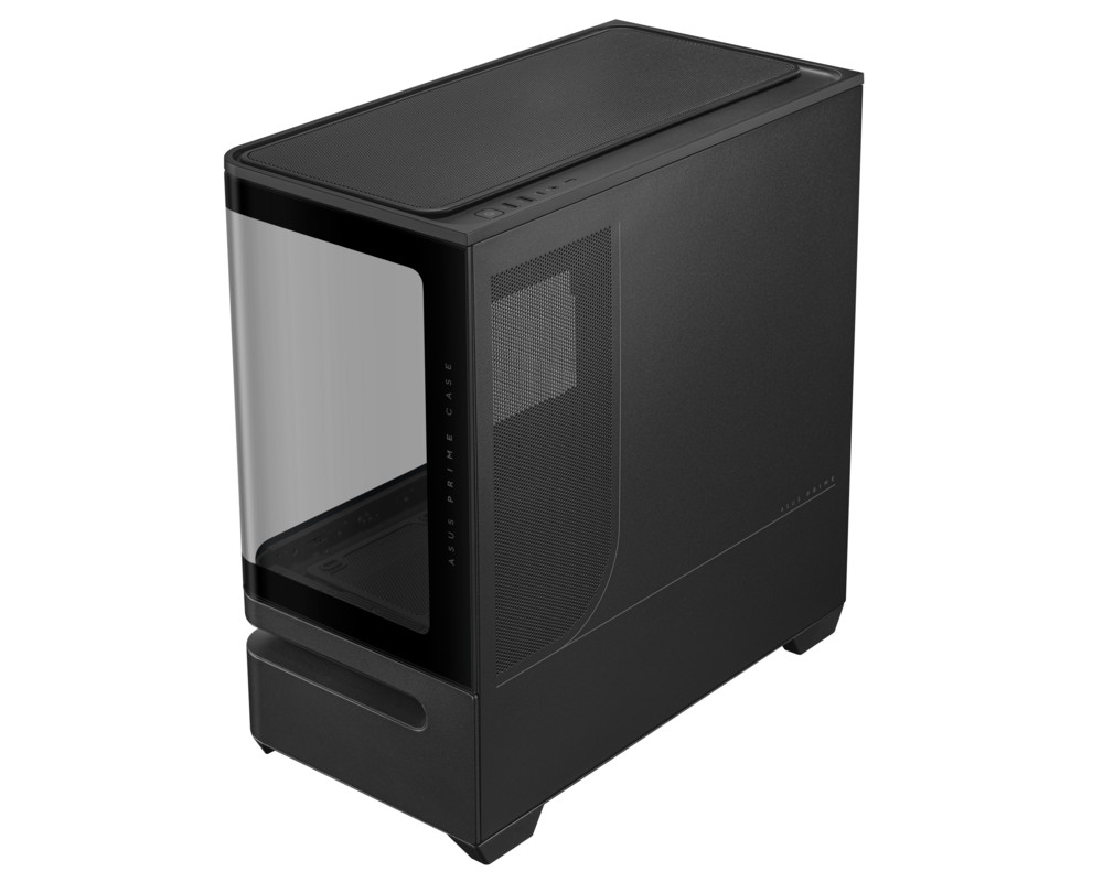 Кутия ASUS Prime AP202 ARGB mATX + 3 ARGB Вентилатора - Black 5
