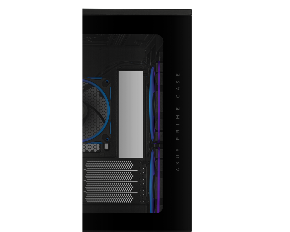 Кутия ASUS Prime AP202 ARGB mATX + 3 ARGB Вентилатора - Black 7