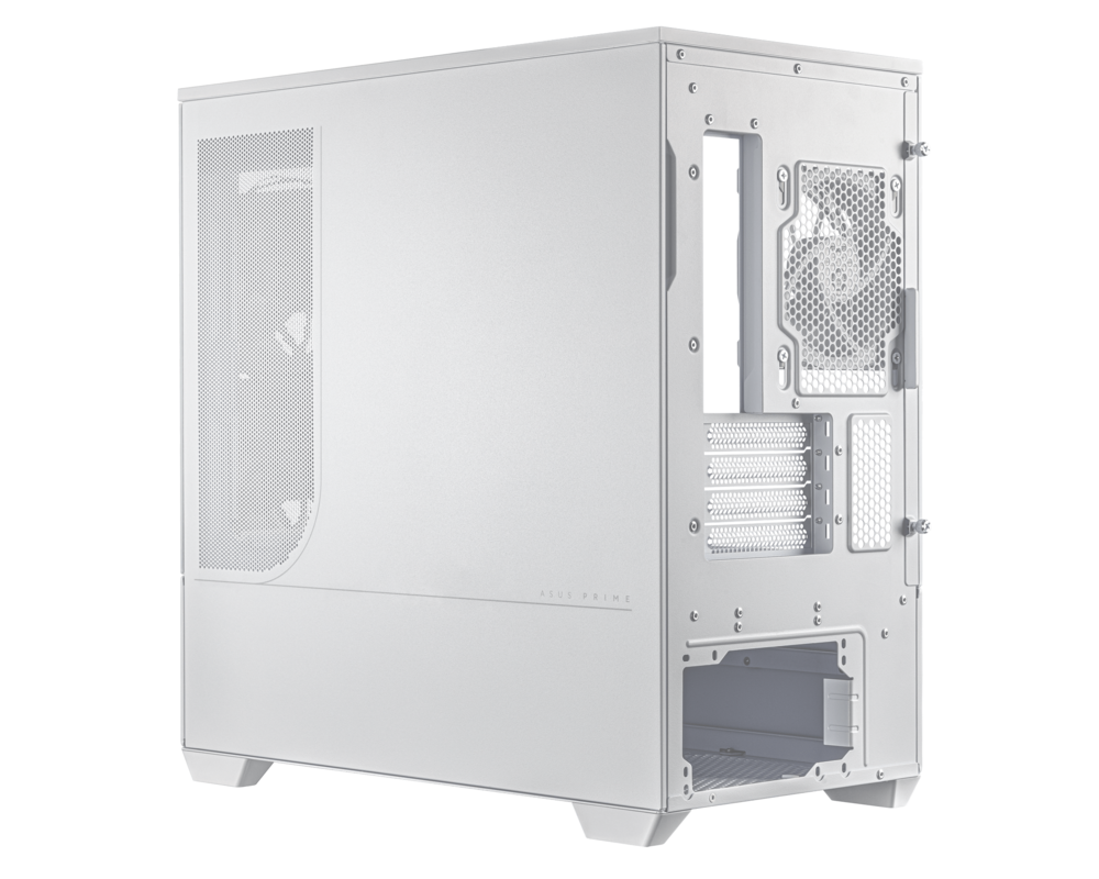 Кутия ASUS Prime AP202 ARGB mATX + 3 ARGB Вентилатора - White 11