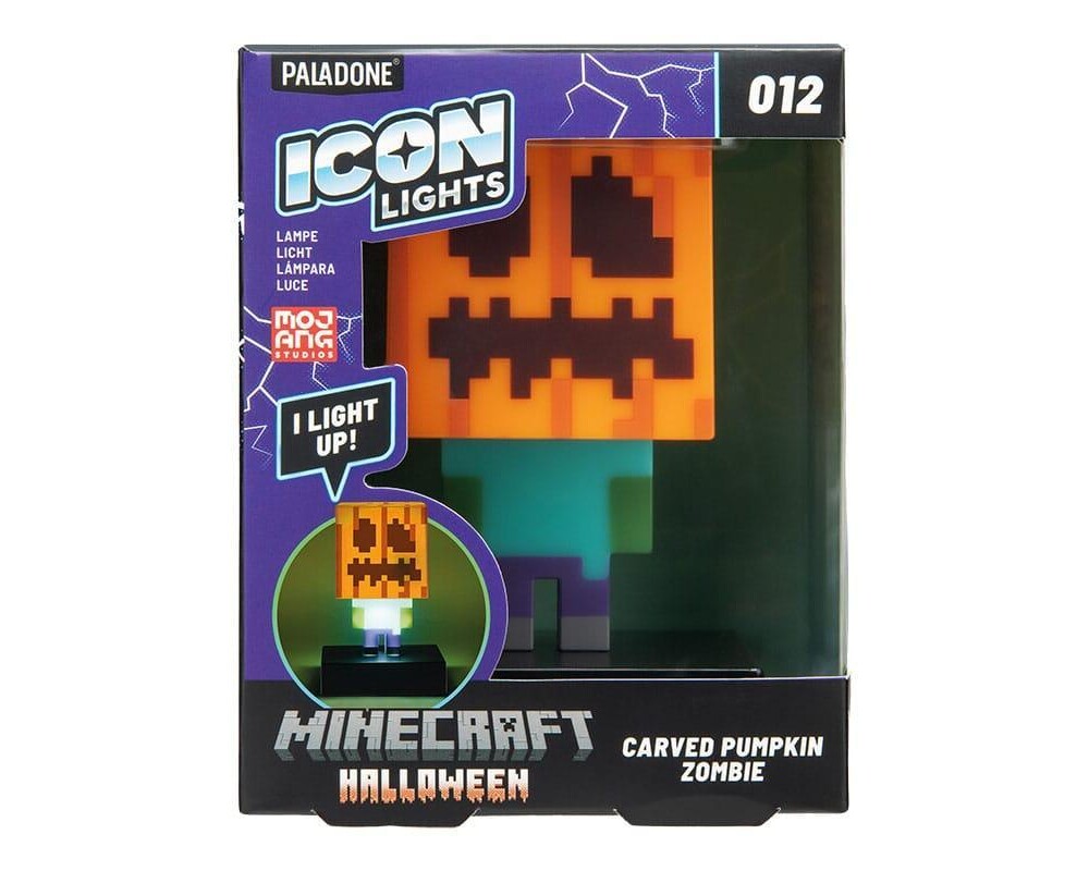 Фигурка Paladone Icons: Minecraft - Zombie Jack O Lantern Light PP15302MCF 3