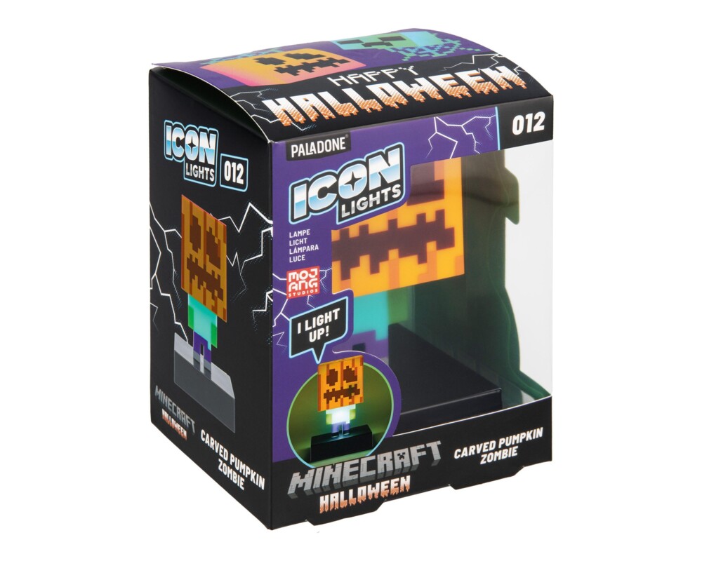 Фигурка Paladone Icons: Minecraft - Zombie Jack O Lantern Light PP15302MCF 4