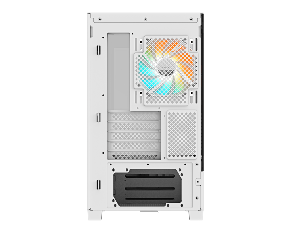 Кутия GIGABYTE C201 PANORAMIC ICE + 3 ARGB Вентилатора 5
