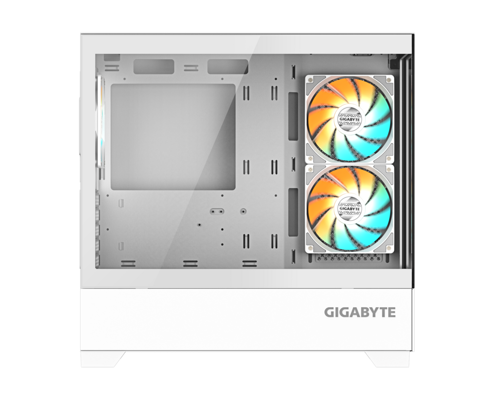 Кутия GIGABYTE C201 PANORAMIC ICE + 3 ARGB Вентилатора 4