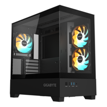  GIGABYTE C201 PANORAMIC + 3 ARGB Вентилатора 845189 C201-P-BK на топ цена - PIC.bg
