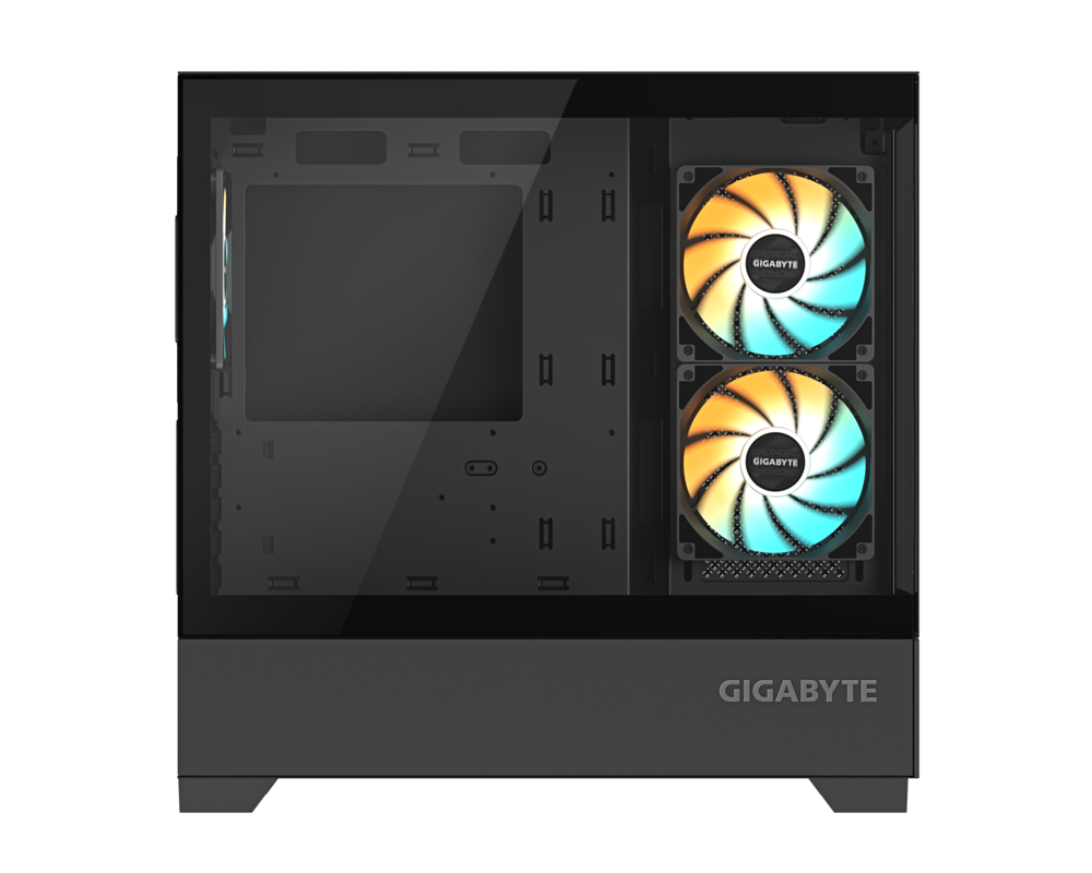 Кутия GIGABYTE C201 PANORAMIC + 3 ARGB Вентилатора 4