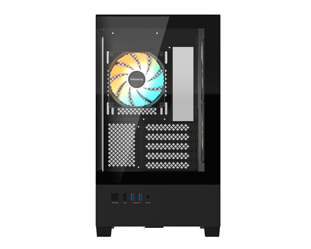 Кутия GIGABYTE C201 PANORAMIC + 3 ARGB Вентилатора 3