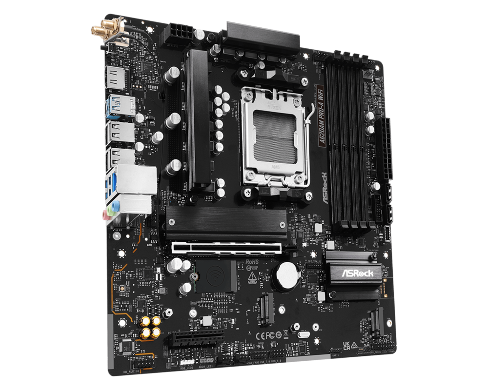 Дънна платка ASRock A620AM PRO-A WIFI, AM5 2