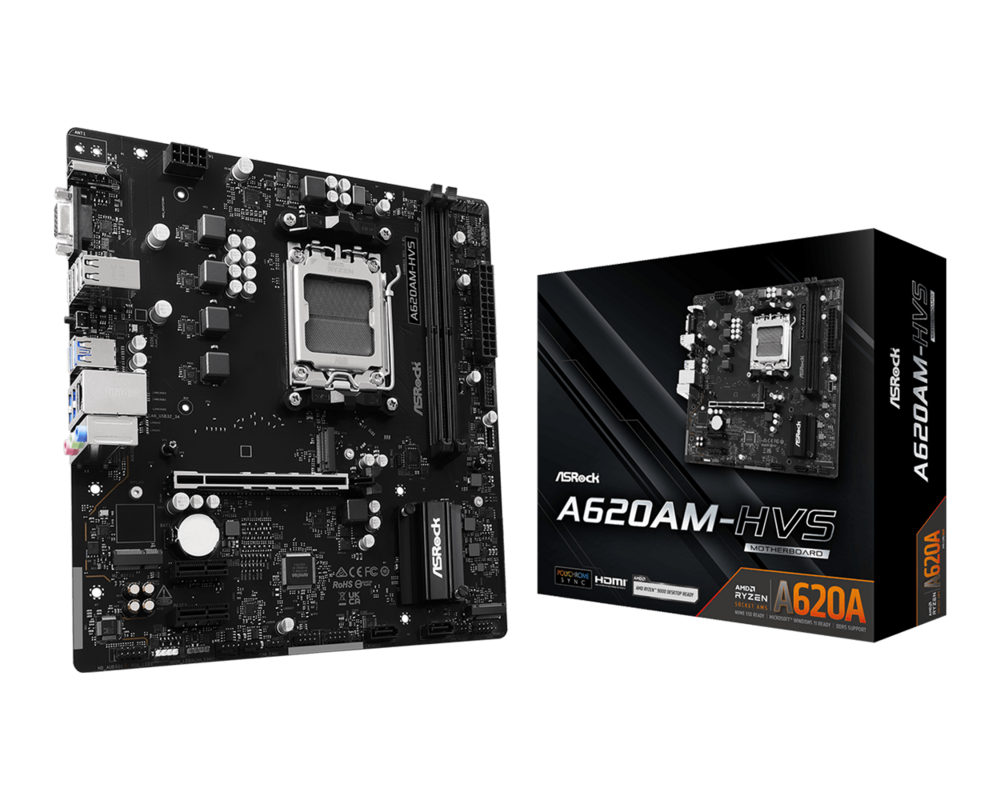 Дънна платка ASRock A620AM-X, AM5 14