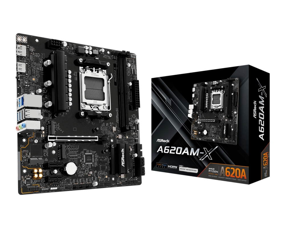 Дънна платка ASRock A620AM-X, AM5 5