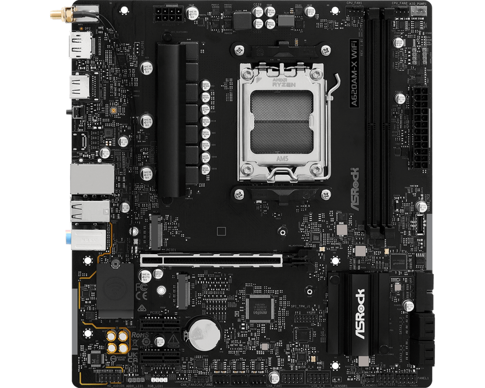 Дънна платка ASRock A620AM-X WIFI, AM5