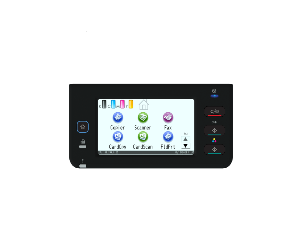 Мултифункционално у-во МФУ цветно у-во принтер/скенер/копир RICOH M C320FSE, 32 стр/мин, SPDF/50стр/,LAN,Bluetooth, 4.3"тъч дисплей 3