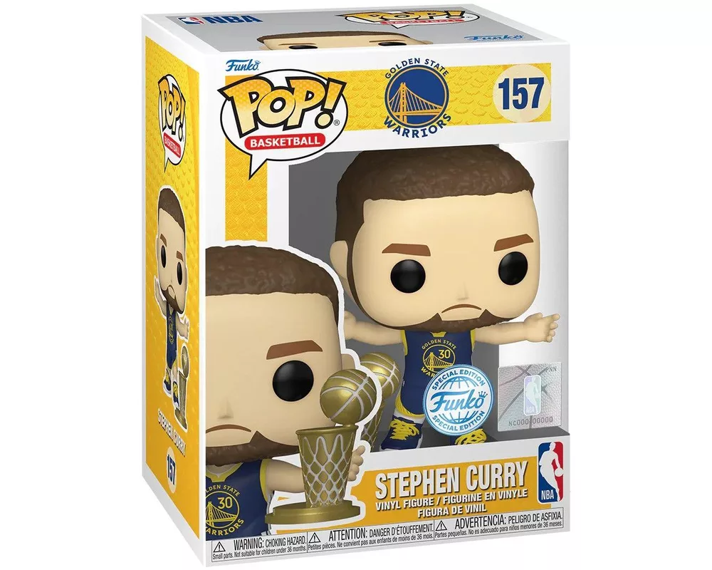Фигурка Funko Pop! NBA: Golden State Warriors - Stephen Curry (Throwback) (Special Edition) #157 2