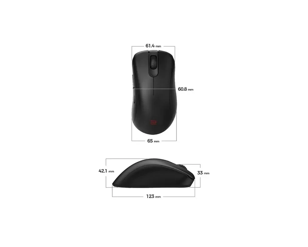 Мишка ZOWIE EC2-DW 4K геймърска мишка, черна 7