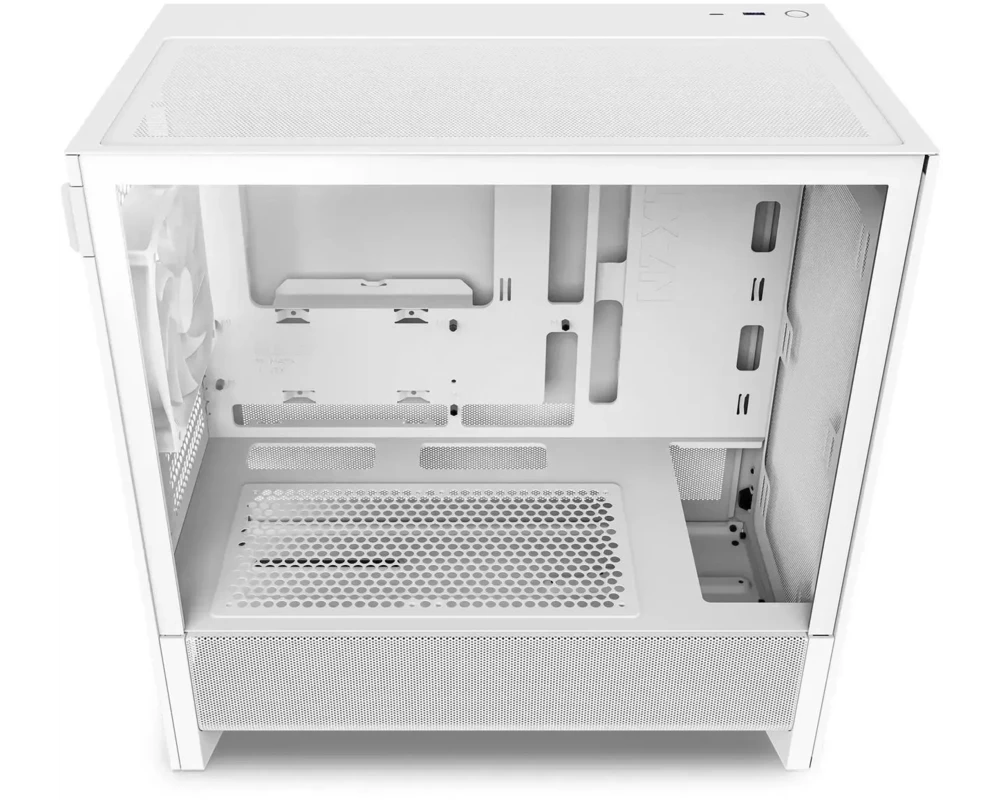 Кутия NZXT H3 Flow 2025 All White Micro-ATX Tower 9