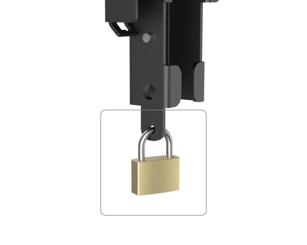 Стойка HAMA Стенна стойка за TV, 165 см (65") до 50 кг, защита от кражба 12