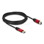 <span>Кабел</span> Delock USB-A 3.0 5Gbps мъжко - USB-B 5Gbps мъжко, 5 м, Premium, Черен <span class='catalog-num-in-name'>DELOCK-82759</span> - 