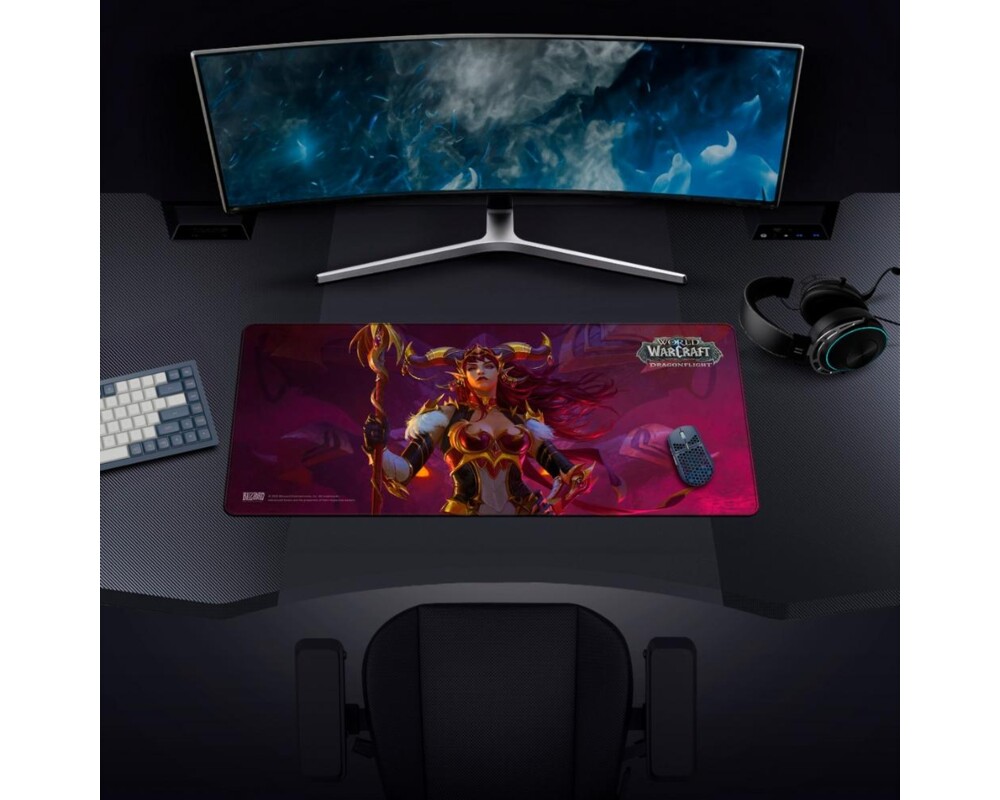 Пад за мишка Геймърски World Of WarCraft Dragonflight - Alexstrasza, XL 4