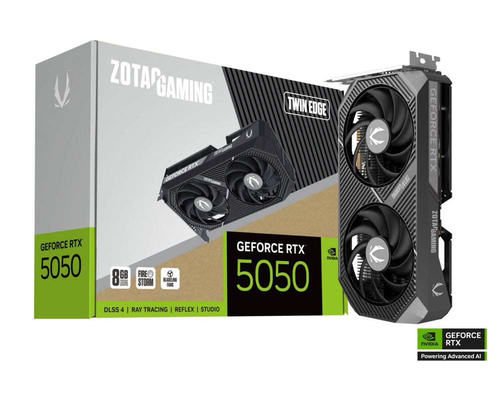 Видеокарта ZOTAC GAMING RTX 5050 Twin Edge 8GB GDDR6 6