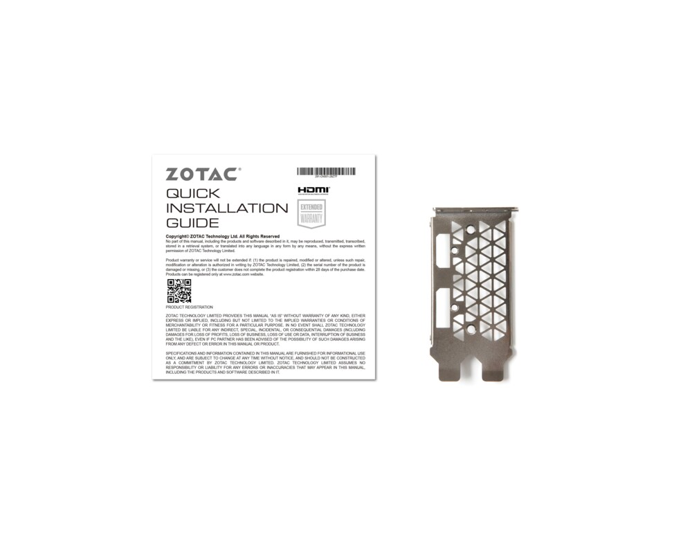 Видеокарта Видеокарта ZOTAC GAMING RTX 3050 LP 6GB GDDR6 6