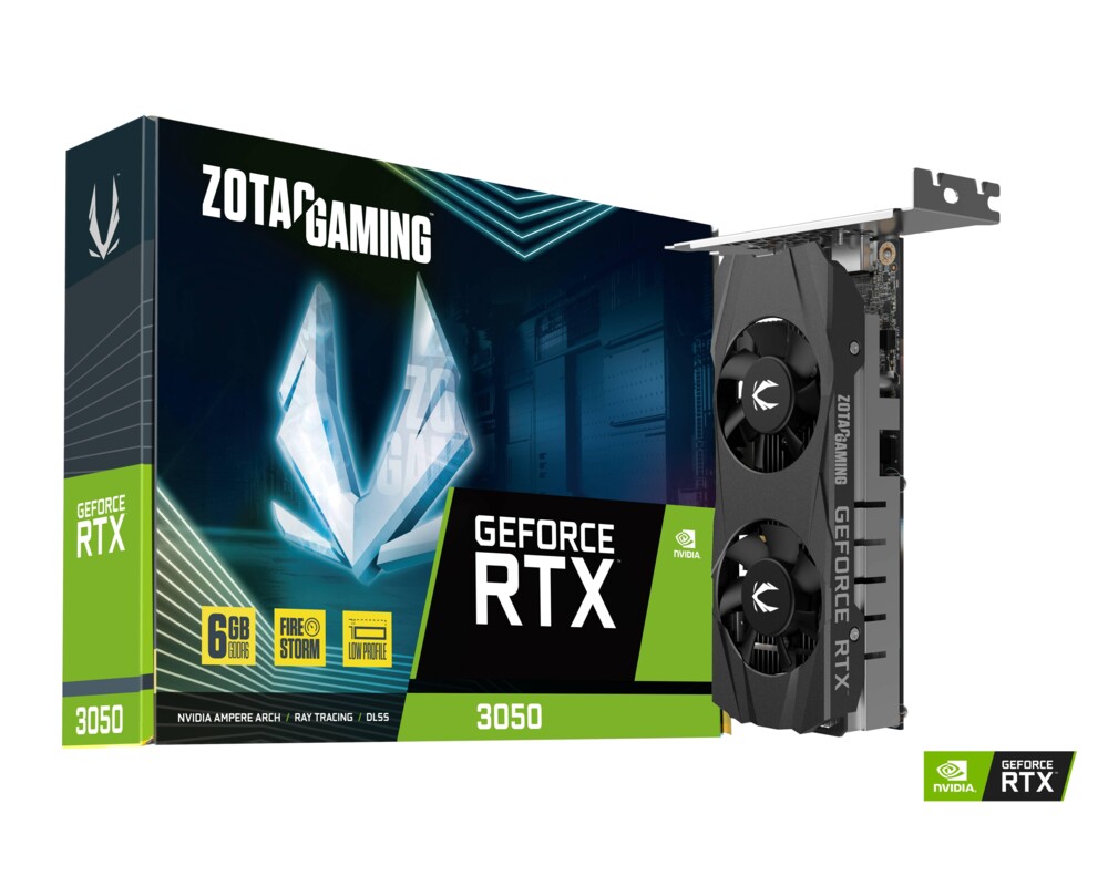 Видеокарта Видеокарта ZOTAC GAMING RTX 3050 LP 6GB GDDR6 7