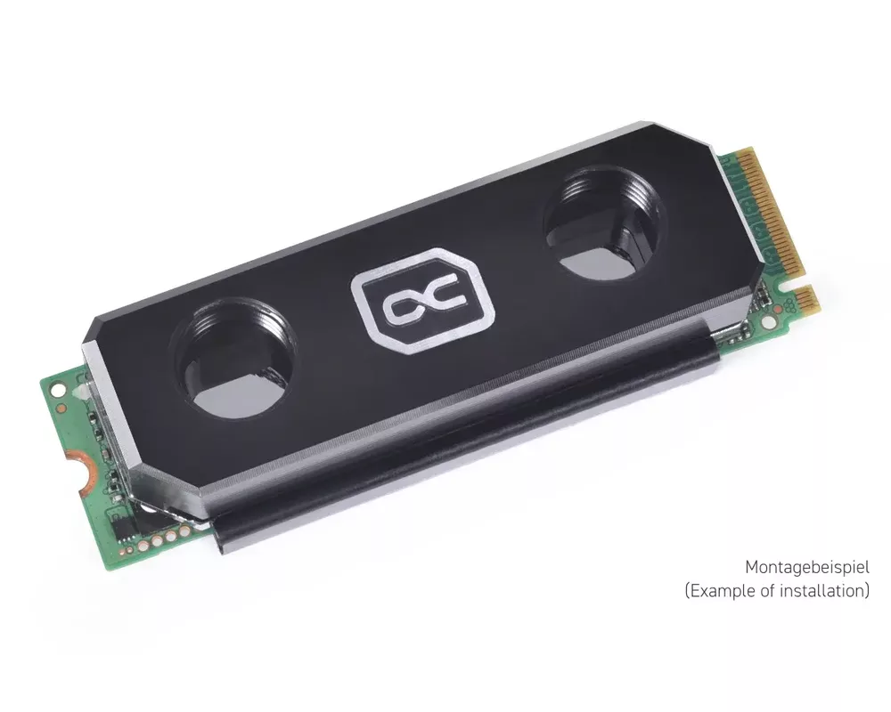 Част за охладител Охладител за SSD Alphacool HDX Apex Acetal M.2 2280 SSD Cooler 2