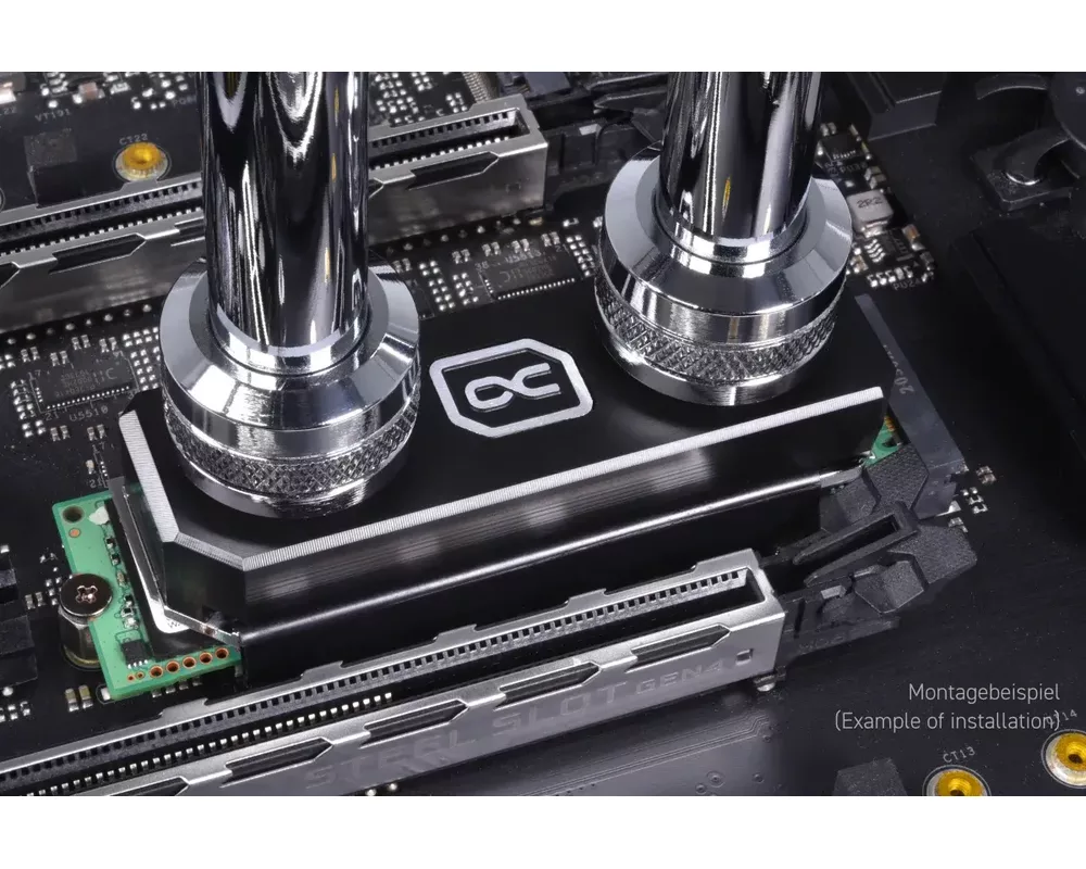 Част за охладител Охладител за SSD Alphacool HDX Apex Acetal M.2 2280 SSD Cooler 4