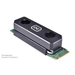 Част за охладител Охладител за SSD Alphacool HDX Apex Acetal M.2 2280 SSD Cooler 3