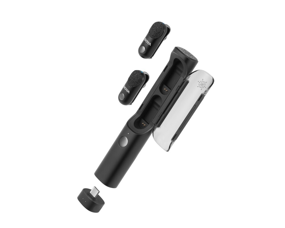 Микрофон Безжична система микрофони All-in-One BOYA MAGIC 02 - Lightning + USB-C 8