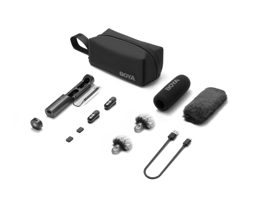 Микрофон Безжична система микрофони All-in-One BOYA MAGIC 05 18