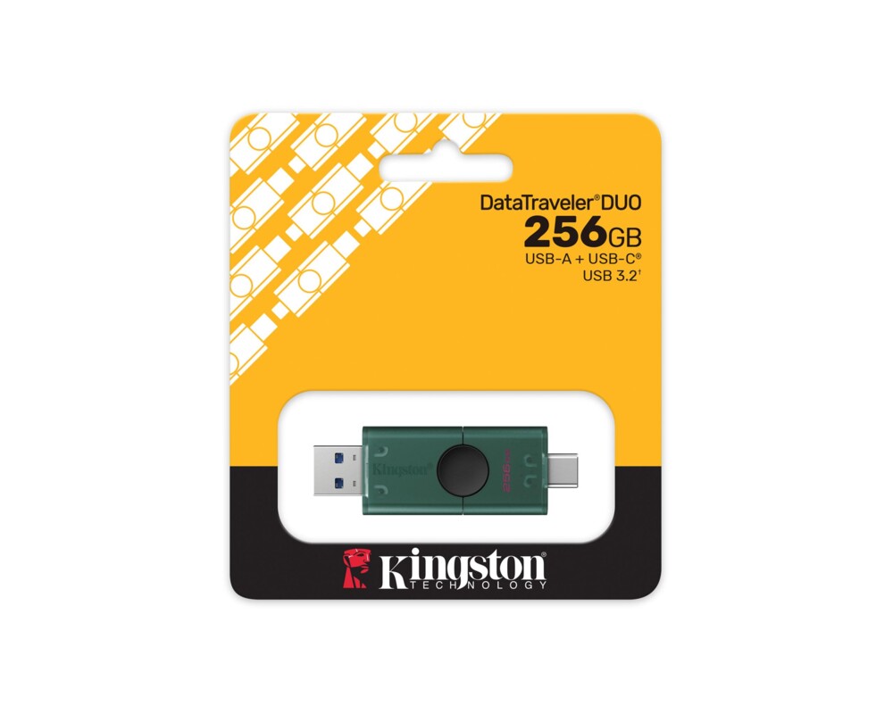 Флаш памет KINGSTON 256GB USB-A + USB-C 3.2 Gen 1 DataTraveler DuoG2 4