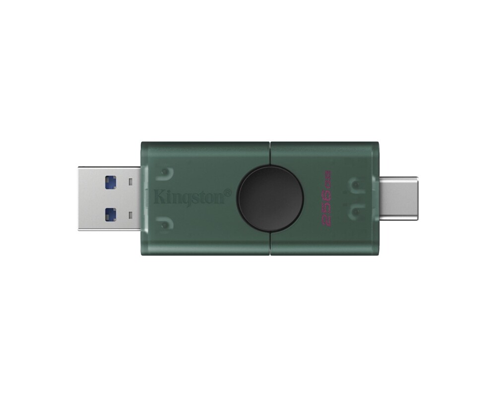 Флаш памет KINGSTON 256GB USB-A + USB-C 3.2 Gen 1 DataTraveler DuoG2 2