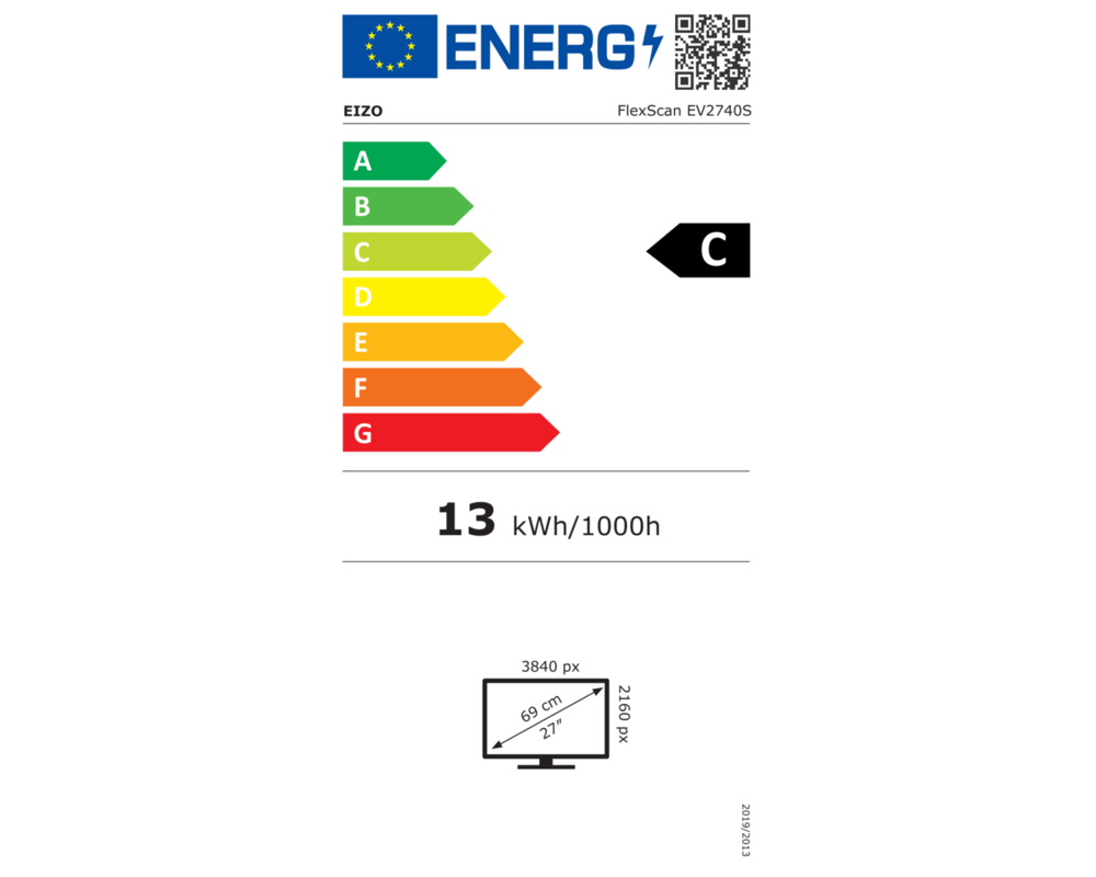 Монитор EIZO EV2740S-BK 14