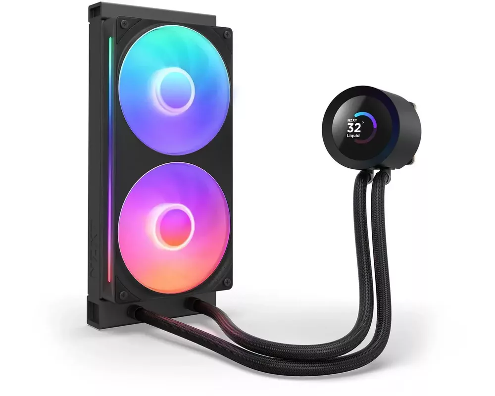 Охладител за процесор NZXT Kraken Plus 240 RGB LCD Display - Black 3