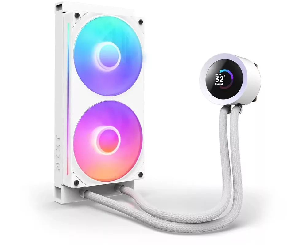 Охладител за процесор NZXT Kraken Plus 240 RGB LCD Display - White 3