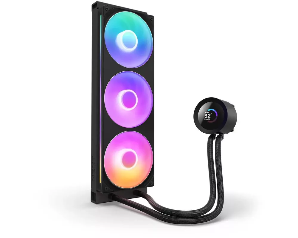 Охладител за процесор NZXT Kraken Plus 360 RGB LCD Display - Black 3