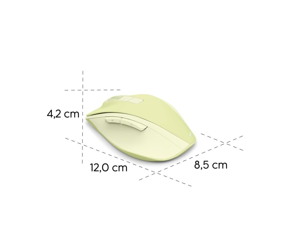 Мишка HAMA Безжична оптична мишка WM-500 Recharge, зелена, 6 бут.,800/1200/1600 dpi, безшумна 18