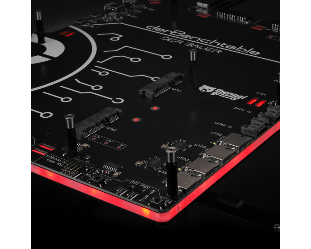 Дънна платка Платка за тестване на хардуер Thermal Grizzly Benchtable Der8enchtable 5