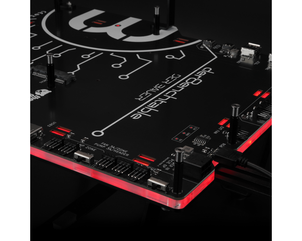Дънна платка Платка за тестване на хардуер Thermal Grizzly Benchtable Der8enchtable 6