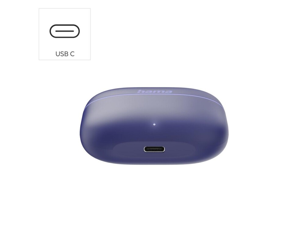 Слушалки HAMA Блутут слушалки "Freedom Buddy II", True Wireless, Лилав 12