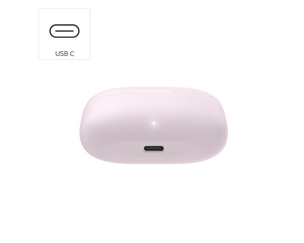 Слушалки HAMA Блутут слушалки "Freedom Buddy II", True Wireless, Розов 12
