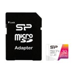 <span>Флаш карта</span> Silicon Power Elite Colorful 32GB, microSDXC, Class 10, SD Adapter <span class='catalog-num-in-name'>STHBV1V20SP-32GB</span> - 