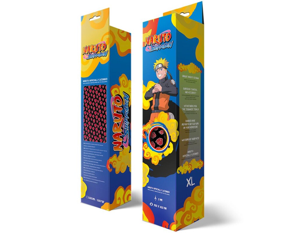 Пад за мишка Геймърски Naruto Shippuden - Akatsuki Clouds, XL 6